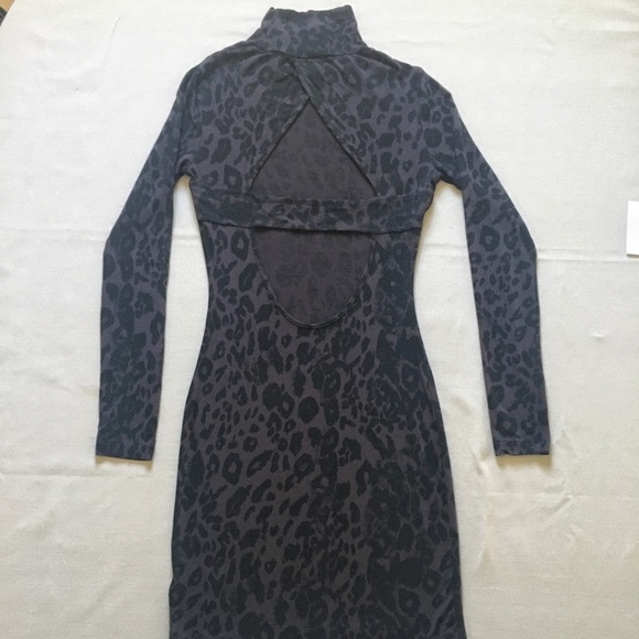Guess - Open Back Leopard Print Dress - Picture 2 of 4
